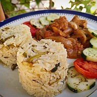 Gratinado da horta com tofu