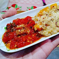 Legumes ao vapor com feijão e esparregado