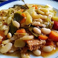 Beringela com couve kale