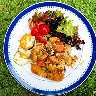 Bolas de alheira e chouriço