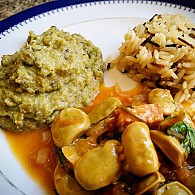 Tofu Mexido com espargos