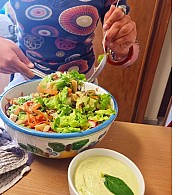 Couve Pak-choi com tofu