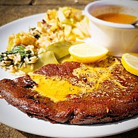 Feijão de soja preto com pimentos Padrón