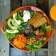 Chips de couve com caril