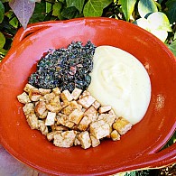 Gratinado da horta com tofu