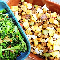 Filetes de grão e aveia