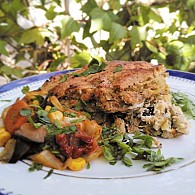 Bolonhesa de soja com petiscos